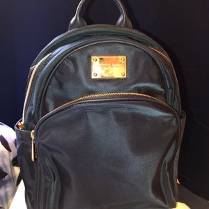 Michael Kors Navy Nylon Blue Mini Backpack